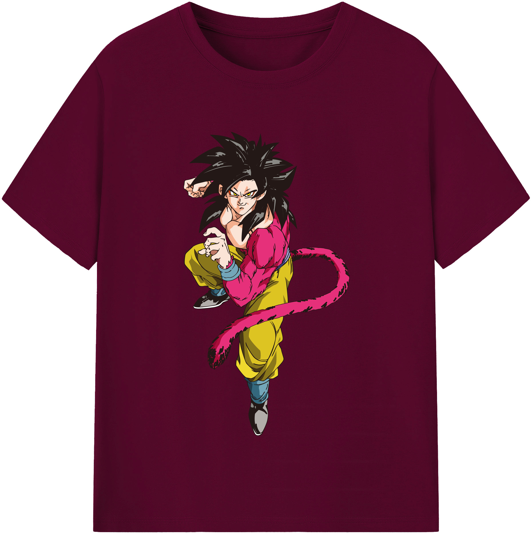 （画像用） ドラゴンボール 孫悟空（そん ごくう）Son Goku カカロット DRAGON BALL Kakarotto レディースカジュアルプリントTシャツ（綿100％）